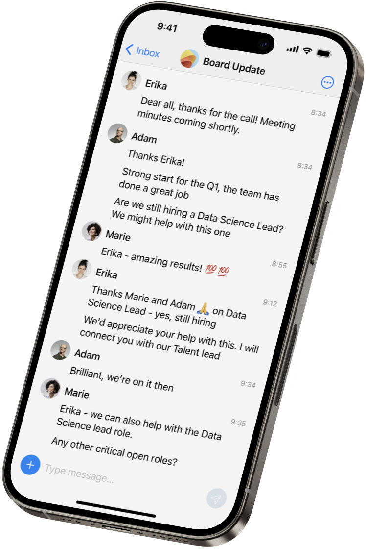 Birdy Chat on iPhone